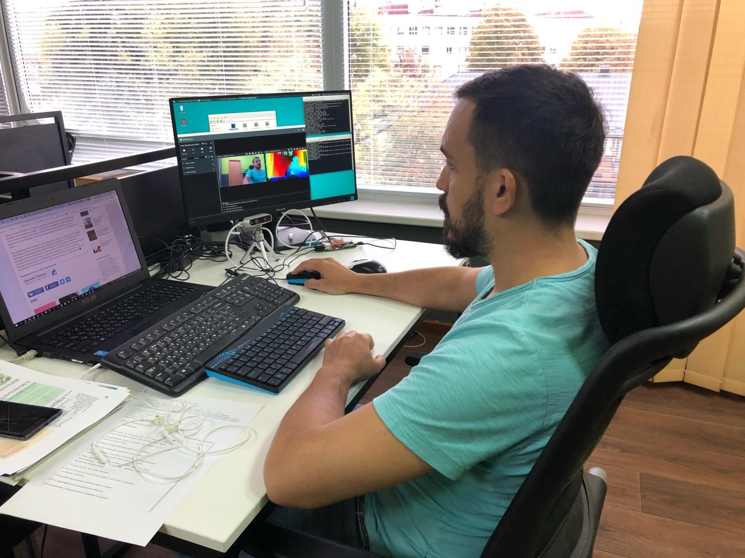 ....getting OrangePi 3 and RealSense 3D depth camera ready!